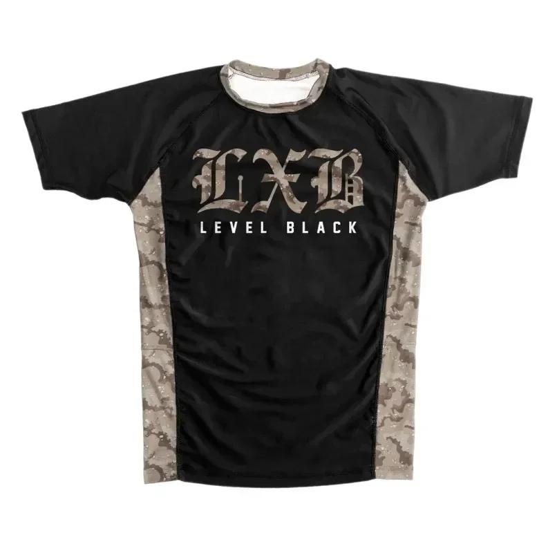 V1 LXB AJJ V2 BLACK RASH GUARD Levelxblack ..