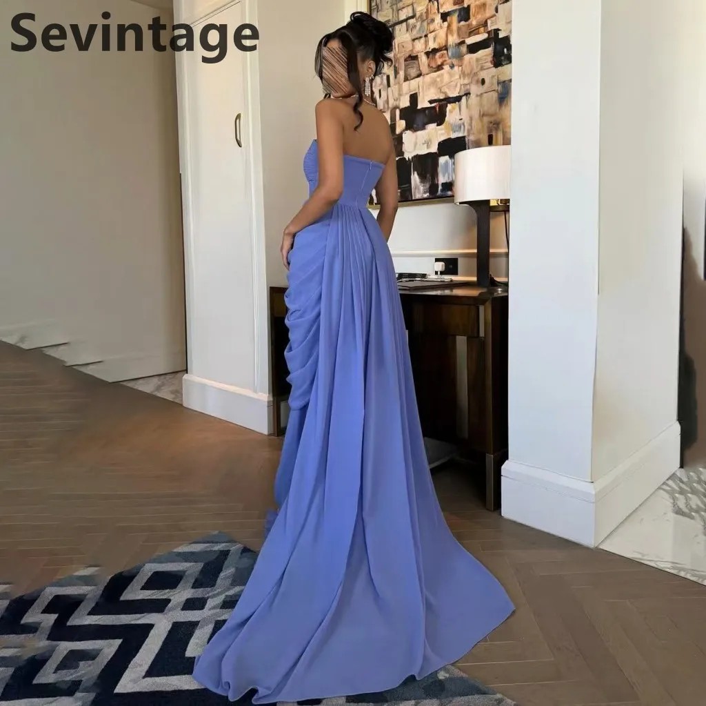 Eightale    Pleated Strapless Maxi ̺..