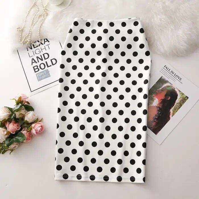 Elegant High-Waisted Women``s Bodycon Skirt Spring..