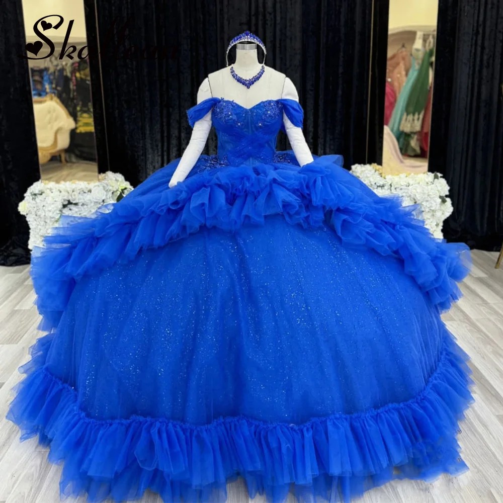 Skallean Classic Quinceanera Dresses Off the Shoul..