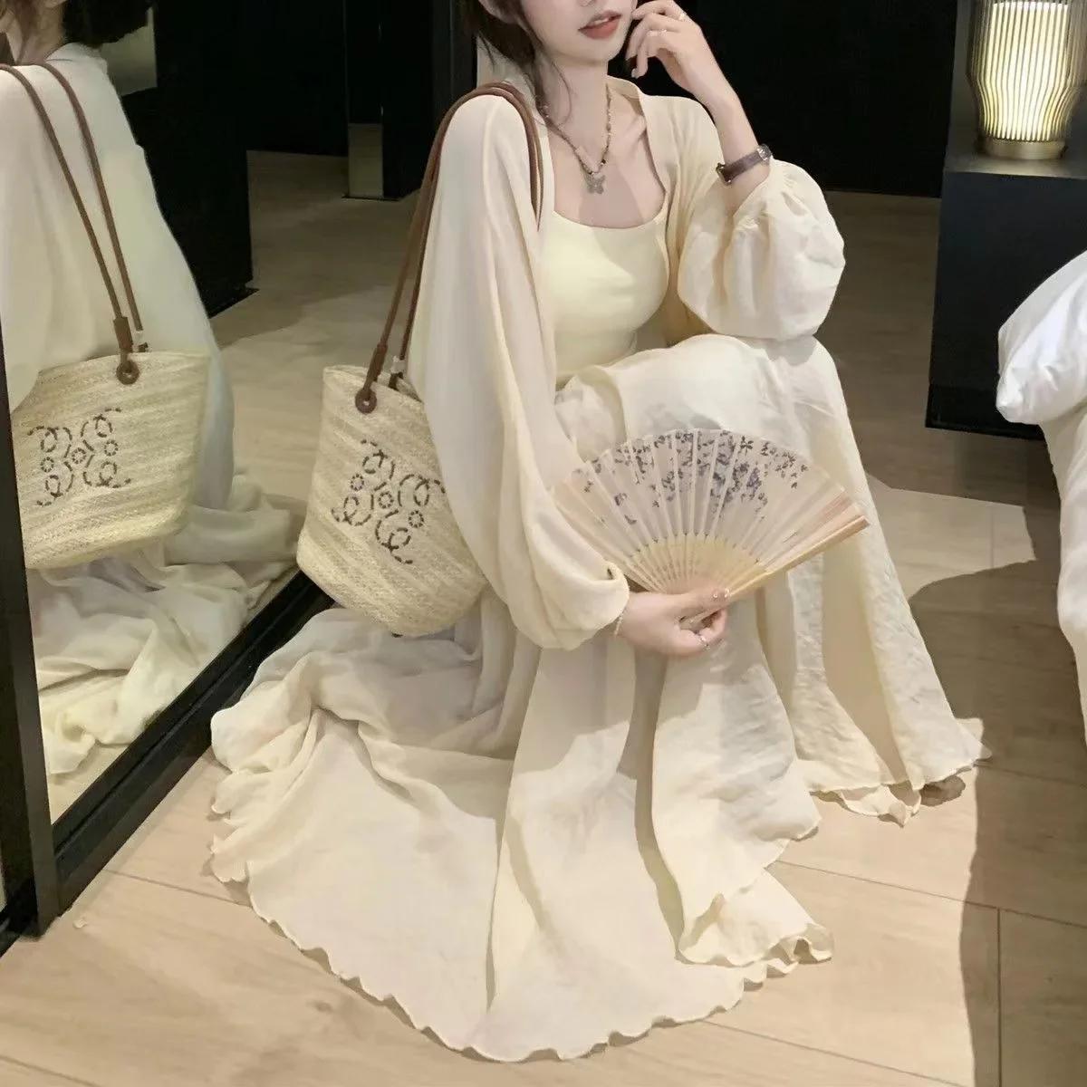 New Chinese Style Zen Women``s Suit Vintage Salt S..