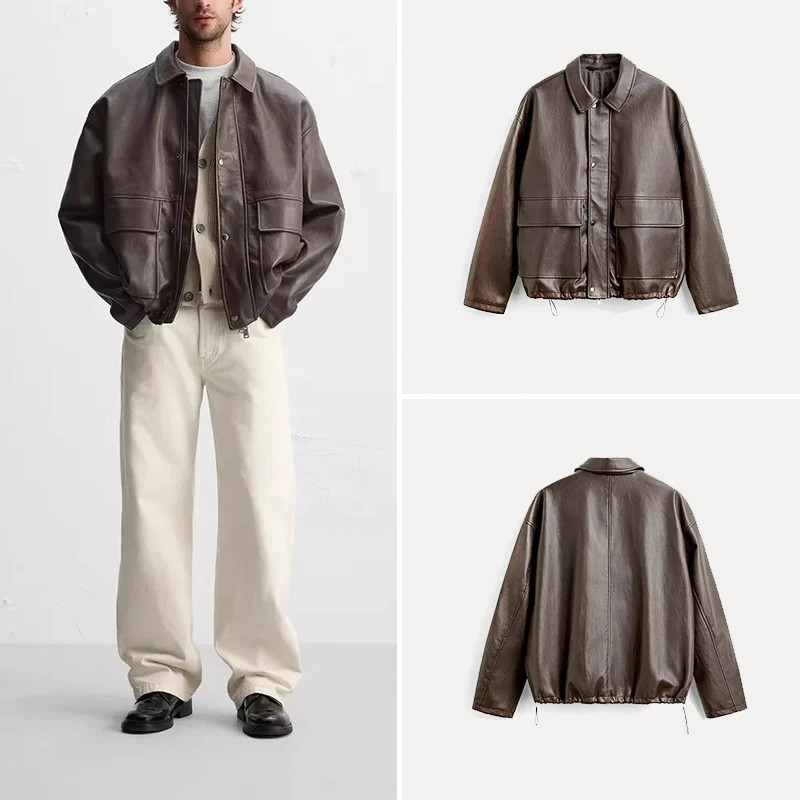     ¥    Boxy Fit Coat Z ..