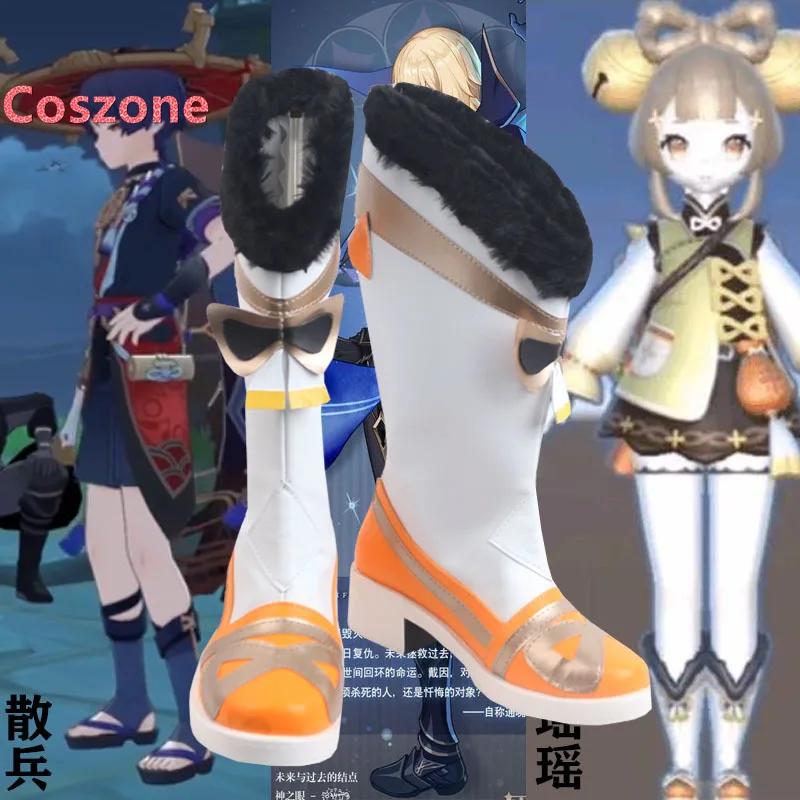 Genshin Impact Yaoyao Cosplay Shoes  ҷ ī..