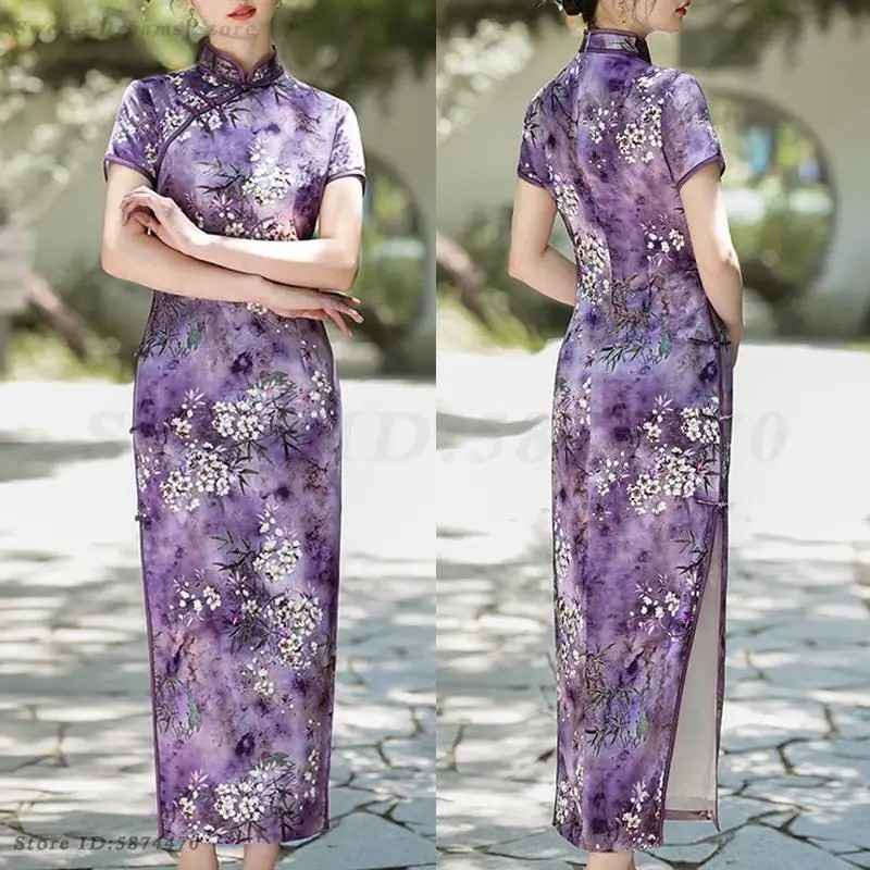 ߱ Ÿ Qipao   3XL 4XL Cheongsam  ..