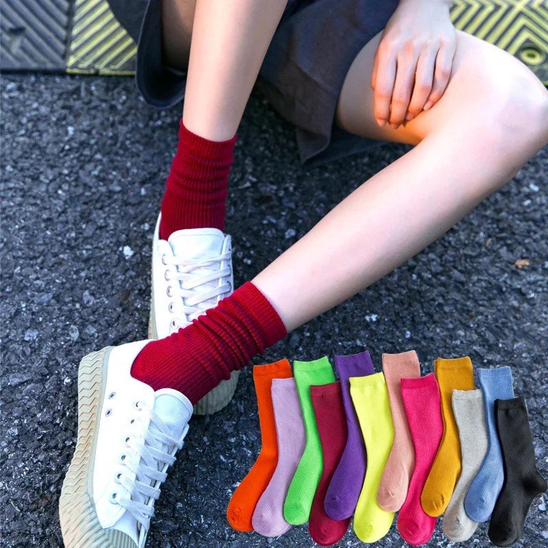 Spring Summer Sports Yoga Socks Women Men Middle T..