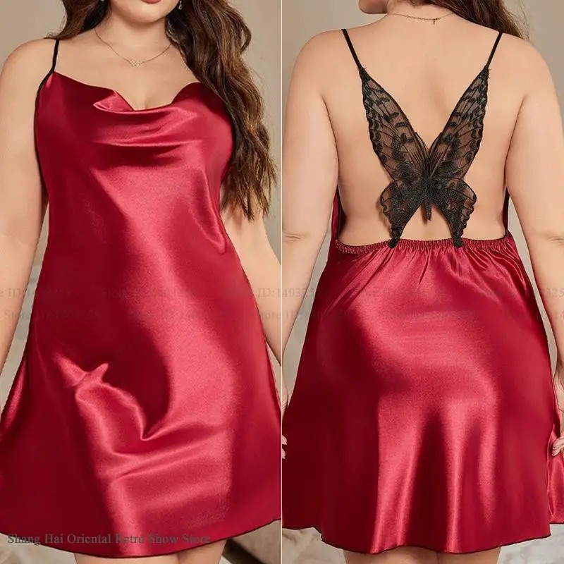 ÷  3XL-5XL   Chemise Sleepwear ..